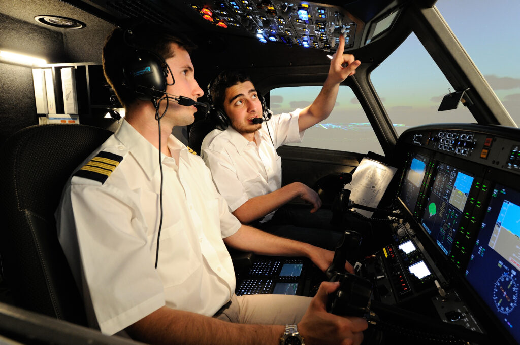 ALSIM ALX simulator cockpit at Stick n Throttle